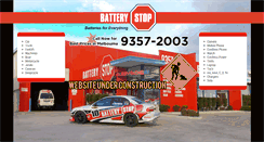 Desktop Screenshot of batterystop.com.au